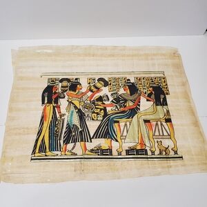 Authentic Egyptian papyrus paper 📜 with certificate Ancient Egyptian print